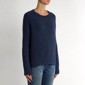 VINCE blue knit cashmere wool sweater